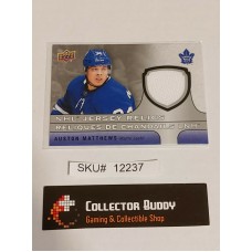 Auston Matthews Jersey Relics 2018-19 Tim Hortons Upper Deck NHL J-AM SKU#12237